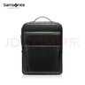 新秀丽（Samsonite）男士双肩包14英寸大容量商务背包牛皮电脑包旅行包生日礼物 TM0 实拍图