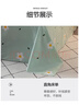 艾薇床单单件 双人家用被单亲肤水洗磨毛床单 小香绿 230*250cm 实拍图