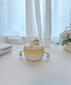COOKSS宝宝辅食碗注水保温碗PPSU婴幼儿吃饭防摔恒温碗儿童餐具带吸管 实拍图