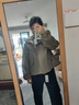 优衣库女装休闲连帽短外套/时尚百搭25秋冬新款479229 33 卡其色 2XL /165/100B 实拍图