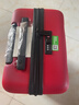 不莱玫行李箱女登机箱拉杆箱男结婚箱密码箱大容量旅行箱子20英寸 红色 实拍图