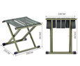 星恺（XINGKAI）户外折叠椅折叠凳子马扎小凳子钓鱼椅排队小椅子ZD05小号军绿色 实拍图
