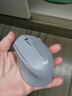 罗技（Logitech）M330无线鼠标 商务办公无线静音鼠标电池 右手人体工学鼠标Mac笔记本电脑家用鼠标中大手 舒适曲线 灰色 实拍图