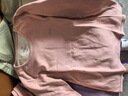 猫人新款10A级抗菌除螨含山羊绒蚕丝女士保暖内衣女加绒套装粉M 实拍图