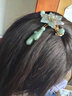 古语今风 古风头饰后脑勺一字夹发卡夹子发夹顶夹女弹簧夹发饰后夹半扎发 实拍图