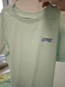 鸿星尔克（ERKE）童装男女童圆领短袖儿童夏季运动针织衫T恤浅冰绿140 实拍图