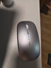 英菲克（INPHIC）M1无线鼠标可充电办公蓝牙三模电量显示静音便携适用于惠普华硕苹果IPAD笔记本电脑无限轻音 【无线-2.4G电量显示增强版】Ty-C充电金属灰 实拍图