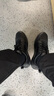 斯凯奇（Skechers）男鞋休闲皮鞋商务通勤黑色工作鞋简约百搭黑色运动板鞋210835 全黑色/BBK 42.5 实拍图