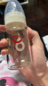爱得利（evorie）奶瓶 新生儿奶瓶 标准口径玻璃奶瓶120ml (自带0-3个月S码圆孔) 实拍图