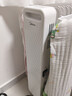 美的（Midea）【白玉】取暖器/电暖器/电暖气家用/烤火炉/13片节能速热/电热油汀/油酊/加热器/烘衣加湿HYX22N 实拍图