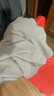 MUJI男式 抓绒 无领开衫 男士外套25年冬季 男装 上衣男款 AB1P8A5A 灰色 M (170/92A) 实拍图