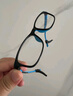 帕斯贝奇儿童硅胶眼镜框男女小学生超轻近视眼镜架有度数配远视散光防蓝光 大码16875黑蓝（适合10-13岁） 单镜架 实拍图
