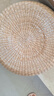 狄丽莫蒲团坐垫打坐垫地上懒人沙发榻榻米蒲团坐垫阳台飘窗藤编透气垫子 蒲草原色【高10cm】 直径45cm【家居日常使用】 实拍图