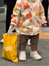 戴维贝拉（DAVE＆BELLA）儿童摇粒绒外套女童上衣洋气宝宝衣服休闲男童外衣秋装2025新款 小兔印花【现货】 90 cm（建议身高80-90cm） 实拍图