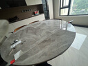 洋意悦  简约茶几客厅家用边桌轻奢小户型茶几电视柜 60潘多拉岩板+80钢化玻璃 实拍图