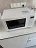 美的（Midea）变频小清新微波炉 液晶屏幕 磨砂面板 小型20L家用 匠心工艺（PM2002） 实拍图