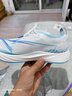 海尔斯KM3全掌碳板跑鞋学生中高考体育跳远田径训练专用竞速跑鞋 激流白兰  KM3 44 实拍图