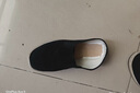 强人艾草养脚布鞋3515休闲鞋透气吸汗一脚蹬男鞋 艾草布底布鞋 黑 42 实拍图