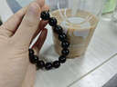 琅清小叶紫檀手串男士正宗满金星高密度二膘料佛珠文玩女款手链12mm  实拍图
