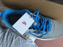 安踏男鞋运动鞋男秋冬季男士软底网面透气跑步鞋休闲鞋皮面防水鞋子男 (网面透气)中灰/魅力蓝 44 （10码） 实拍图