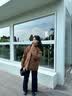 斯凯奇（Skechers）短款羽绒服男女同款宽松防泼水保暖舒适斜绗缝潮流梭织羽绒外套 实拍图
