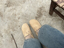 东园物作软木拖鞋真皮休闲日系时尚百搭外穿防滑情侣款Boston半包勃肯鞋 卡其色【以此颜色为准】 36 正码 实拍图