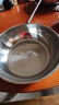 【不锈钢】和面盆厨房烘焙家用火锅盆洗菜打蛋汤锅盆醒面盆料理盆 32cm【热卖款】不锈钢 和面盆 实拍图