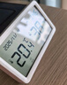 得力（deli）【超级爆款】室内温湿度计表LCD电子精准温湿度计婴儿房室内办公用品儿童老人白色 实拍图