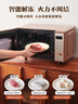 美的（Midea）小滋味微波炉烤箱一体机小型家用微波炉光波加热一级能效平板变频复古美拉德风C1G2 实拍图