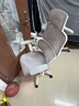 科润人体工学椅子护腰电脑椅家用舒适久坐电竞椅子男生可躺办公室座椅 定型乳胶白-4D扶手-155°无极后躺 155-180度(含) 可旋转可升降扶手 +尼龙脚 实拍图