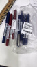 uni三菱 uni-ball EYE蓝色中性笔高颜值0.5mm蓝笔签字笔商务直液式学生水笔水性笔套装 UB-150 5支 实拍图