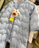 巴拉巴拉童装婴儿连体衣轻薄羽绒服宝宝衣服2025冬装抱衣爬服男童女童萌趣 蓝色小熊-白鸭绒 100 cm-充绒量53g 实拍图