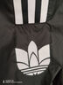 adidas休闲简约三条纹梭织立领夹克外套男装秋季阿迪达斯三叶草   黑色（推荐选大一码）   L 实拍图