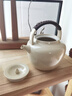 聚器堂 陶壶陶瓷 手工烧水壶 大号提梁壶泡茶壶 电加热煮茶器煮茶壶 滑石釉雅量烧水壶（不含电器） 实拍图
