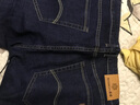罗蒙（ROMON）牛仔裤男直筒秋冬季商务休闲男士百搭裤子男青年男裤 深蓝色 38 实拍图