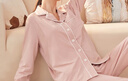 十月结晶月子服春秋冬季产后哺乳装孕妇睡衣居家服可外出 豆粉【200g/㎡吸汗透气】 L码【建议115-145斤】 实拍图
