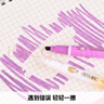 金万年12色双头可擦荧光笔 办公培训重点标记水性笔彩色 醒目 手账手绘记号笔G-0545 实拍图