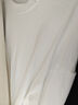 凡客诚品300克重磅全棉圆领长袖T恤男士打底T恤衫 白色 2XL 实拍图