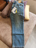 森马（Semir）牛仔裤男猫须做旧复古宽松直筒裤2025秋冬长裤子经典109725124103 实拍图