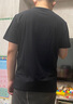 京东京造【已售300w件】短袖t恤男衣服秋季男士打底外穿 黑色 XL 实拍图