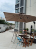 藤朝家具（Teng chao jia ju）藤朝户外遮阳伞庭院伞大太阳伞罗马伞室外露台花园摆摊户外伞 升级特价款【带灯】3.0米+500斤水箱 实拍图