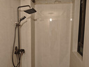 惠达（HUIDA）淋浴花洒全套家用卫生间手持沐浴大顶喷浴室花洒增压套装W01枪灰 实拍图