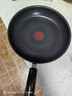 特福不粘煎锅家用牛排平底煎锅少油烟有钛煎饼锅电磁炉燃气灶通用28cm 实拍图