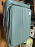 皇冠（CROWN）拉链铝框箱行李箱大容量万向轮侧开旅行箱暑期出游箱5278-25-珐蓝 实拍图