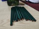 铅笔小学生文具2b六角绿杆铅笔写字笔绘图笔考试涂卡笔hb铅笔中华得力品牌同款 2B铅笔 15支 实拍图