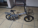 永久折叠自行车山地车成人女式便携双减震小型变速男学生成年大人单车 灰色 20寸 7速 辐条轮 实拍图