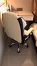菲幻电脑椅子家用电竞椅人体工学椅办公椅靠背椅座椅躺椅学习椅老板椅 白色+腰枕-无头枕 实拍图