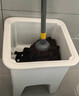 FANAI拖把池阳台小号陶瓷洗拖布池台控墩布池家用卫生间方形自动下水器 【手动款】34cm+下水器 实拍图