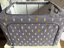 乐扣乐扣衣柜收纳箱家用衣服衣物布艺整理神器折叠筐储物袋双开门灰色66L 实拍图