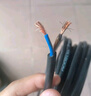 珠江电力广东珠江电缆ZC-RVV黑色护套线纯铜户外三相防水三芯/4/5芯电缆线 国标2芯1.5平方 1米价（需要几米拍几个）不切断 实拍图